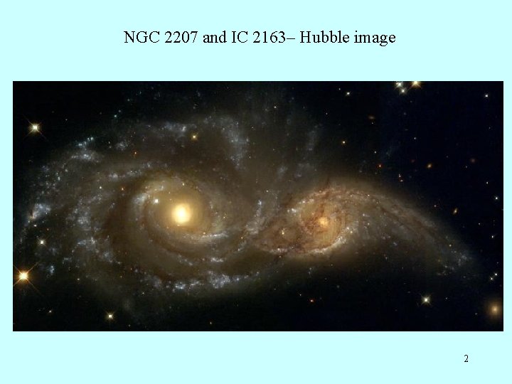 NGC 2207 and IC 2163– Hubble image 2 