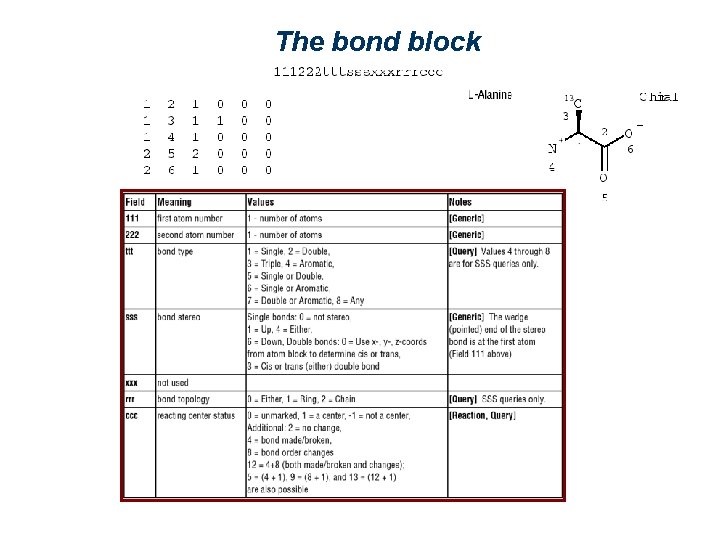 The bond block 