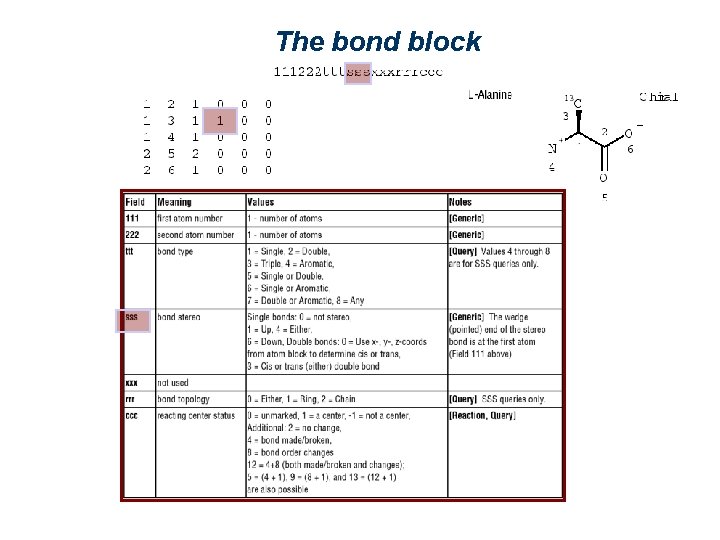 The bond block 