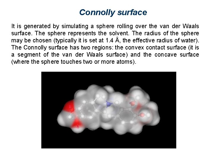Connolly surface It is generated by simulating a sphere rolling over the van der