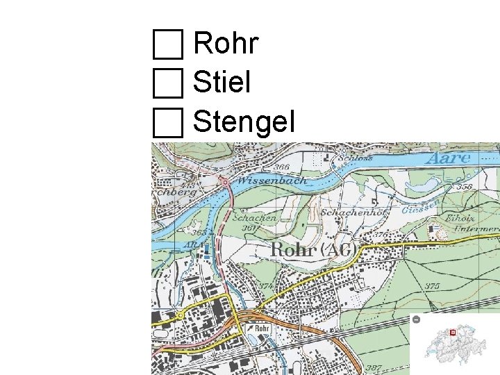  Rohr Stiel Stengel 