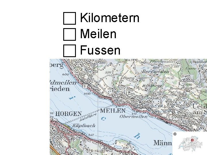  Kilometern Meilen Fussen 