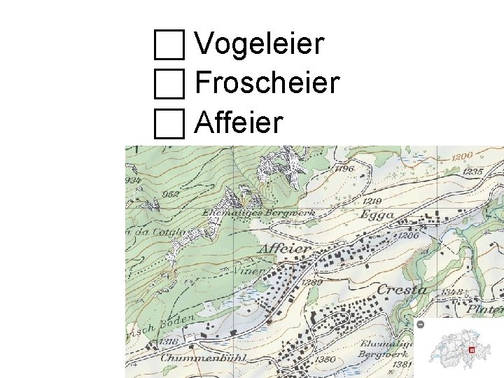  Vogeleier Froscheier Affeier 