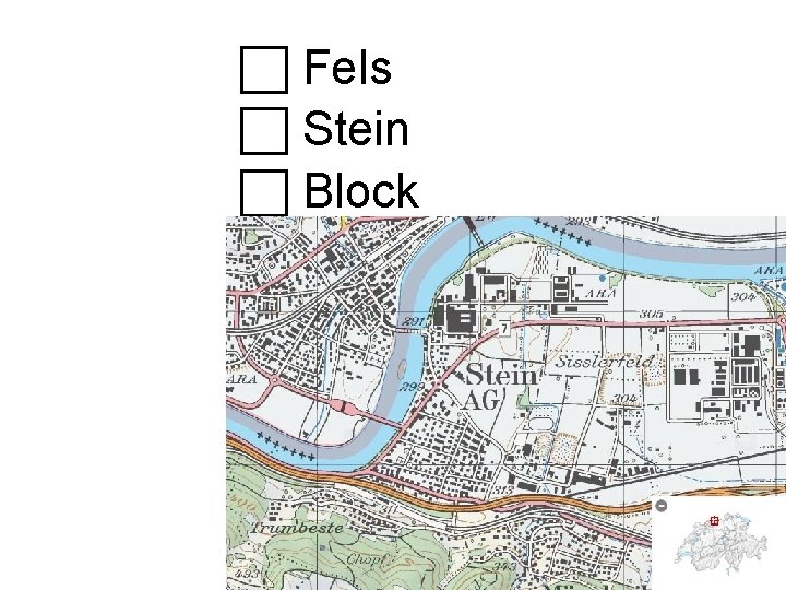  Fels Stein Block 