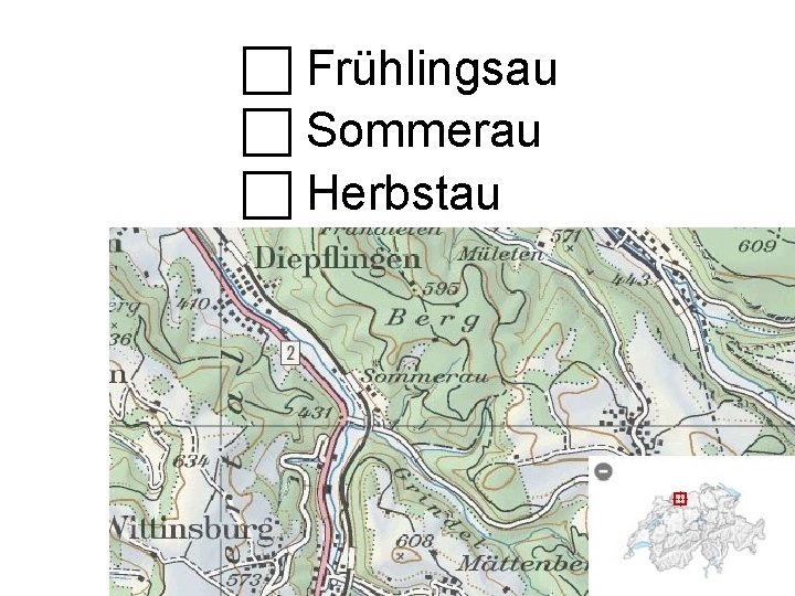  Frühlingsau Sommerau Herbstau 