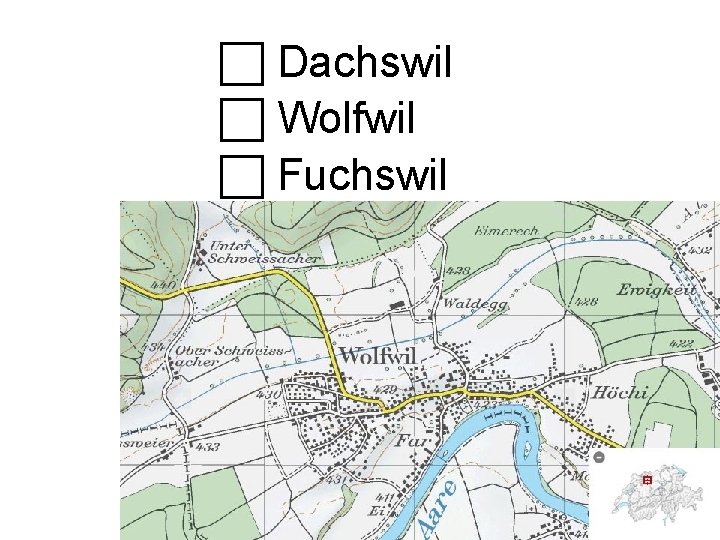  Dachswil Wolfwil Fuchswil 