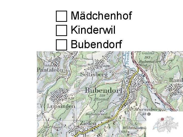  Mädchenhof Kinderwil Bubendorf 