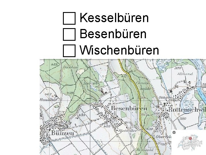  Kesselbüren Besenbüren Wischenbüren 