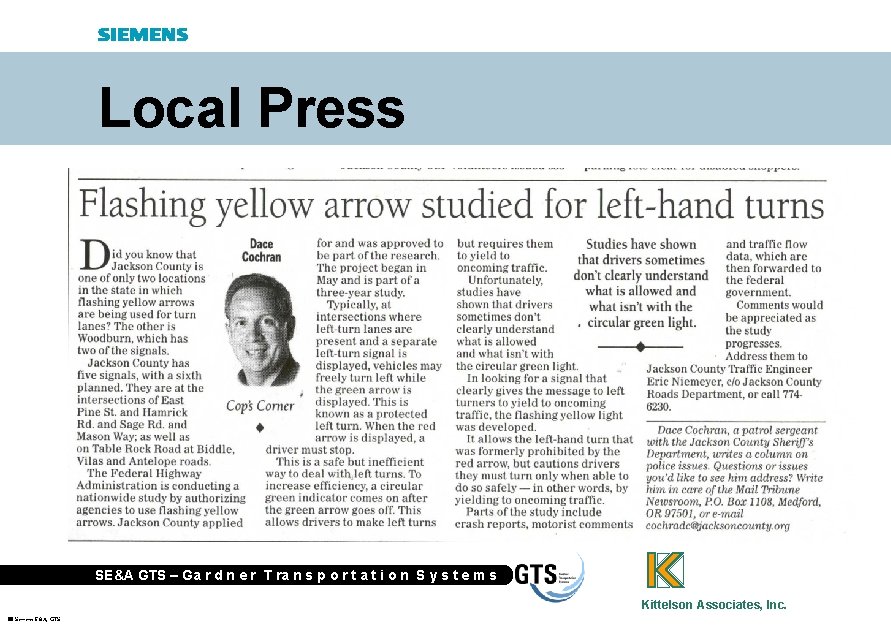 Local Press SE&A GTS – Ga r d n e r T ra n