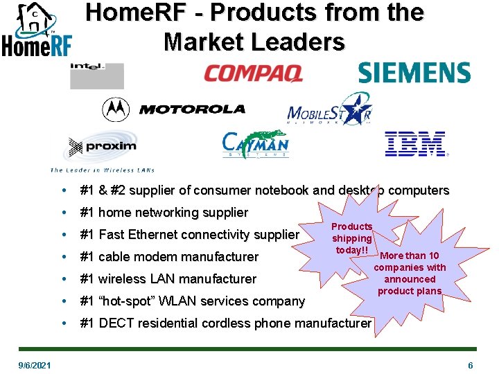 Home. RF - Products from the Market Leaders • #1 & #2 supplier of