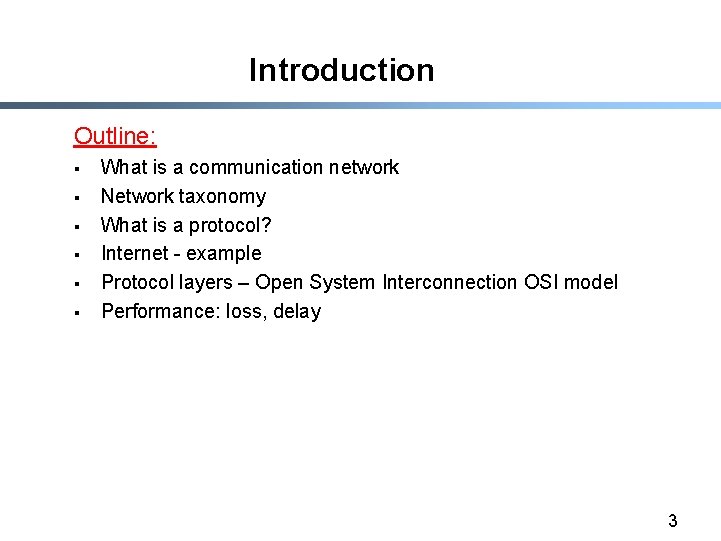 Http Networking Introduction CEG 402 Introduction Basic Concepts 1 Reading Assignment