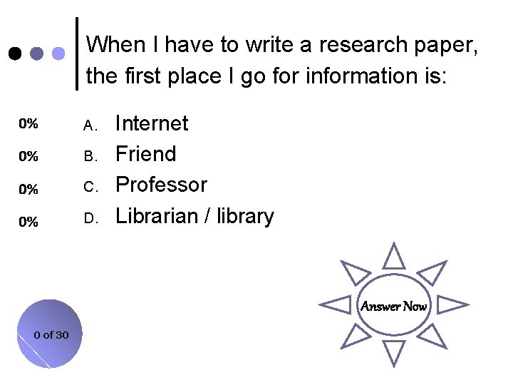 When I have to write a research paper, the first place I go for