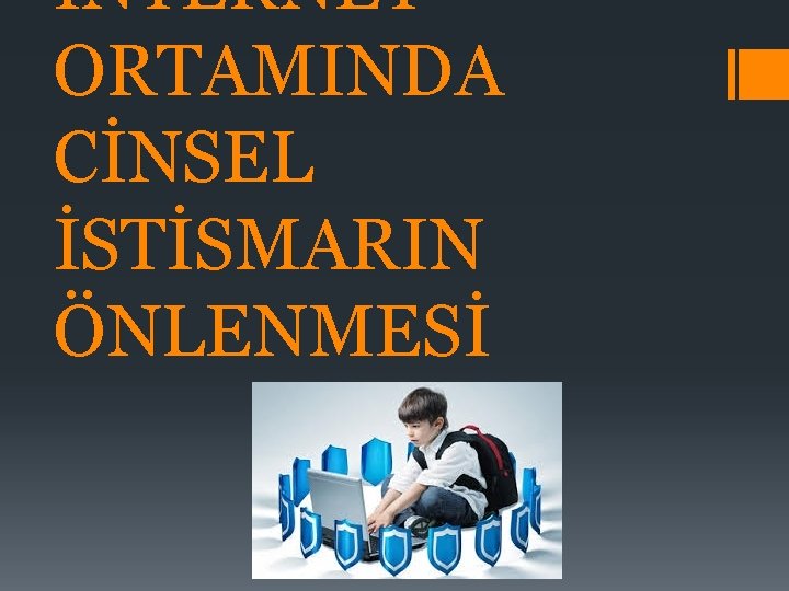 İNTERNET ORTAMINDA CİNSEL İSTİSMARIN ÖNLENMESİ 