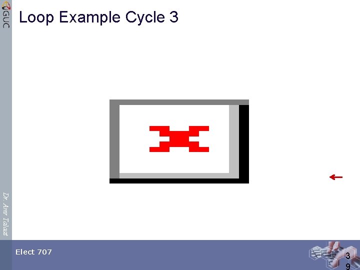 Loop Example Cycle 3 Dr. Amr Talaat Elect 707 3 9 
