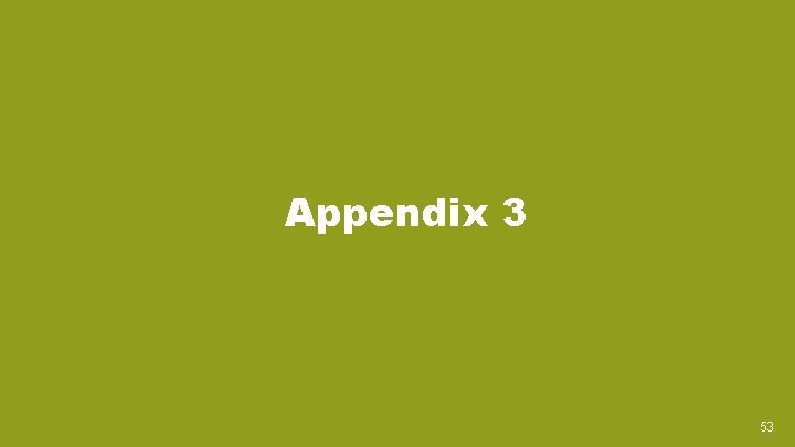 Appendix 3 53 