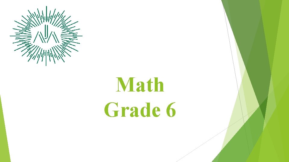 Math Grade 6 