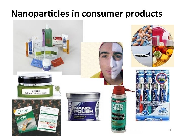 Nanoparticles in consumer products 6 