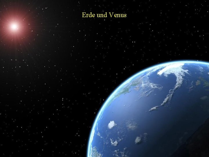 Erde und Venus 