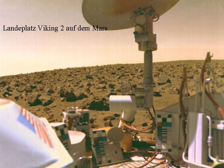 Landeplatz Viking 2 auf dem Mars. 