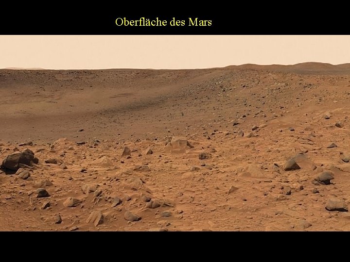 Oberfläche des Mars 