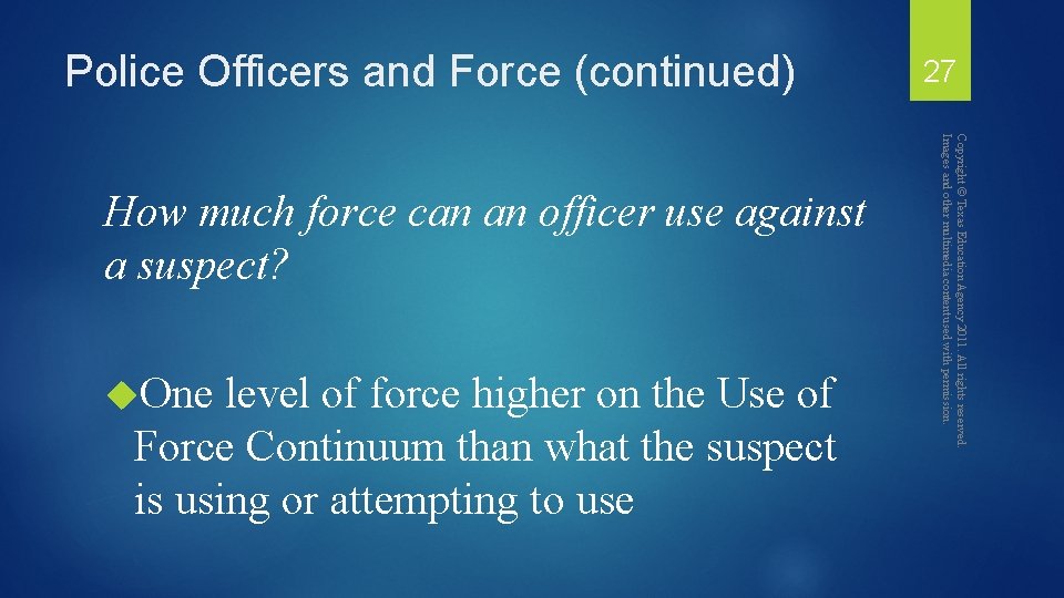 Public Interaction Procedure ARREST SEARCH LEVELS OF FORCE
