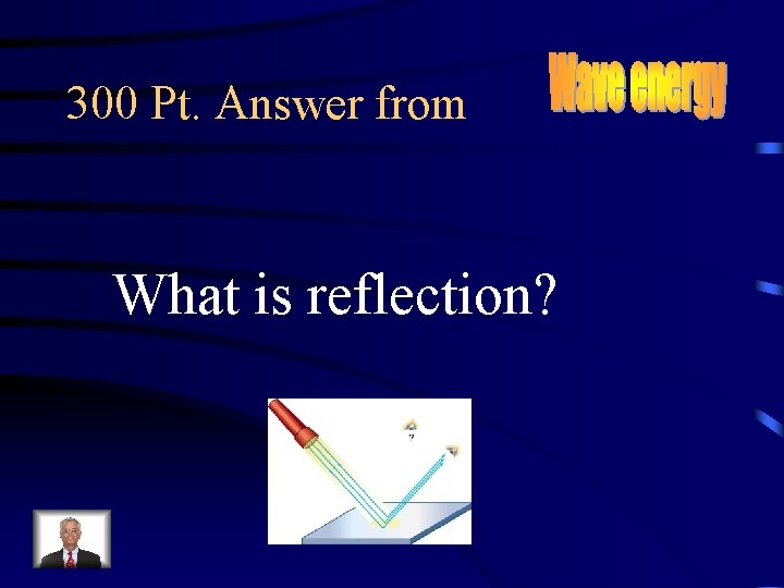 300 Pt. Answer from What is reflection? 