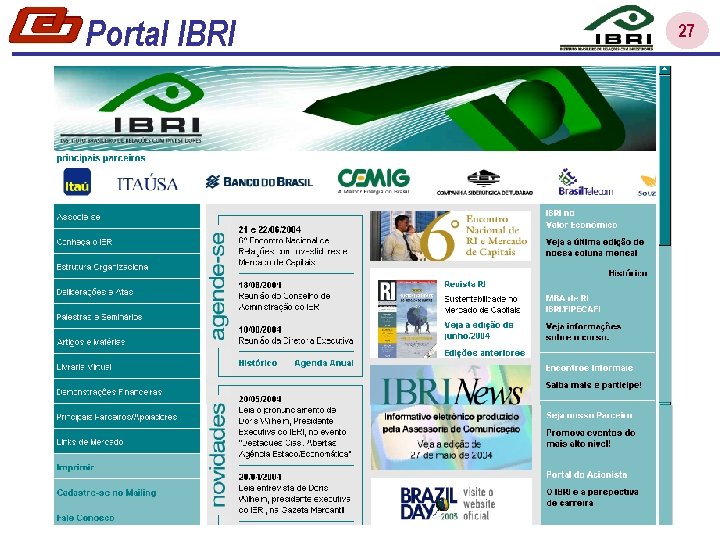 Portal IBRI 27 