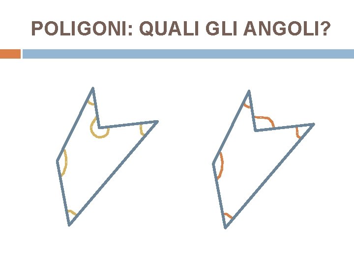 POLIGONI: QUALI GLI ANGOLI? 