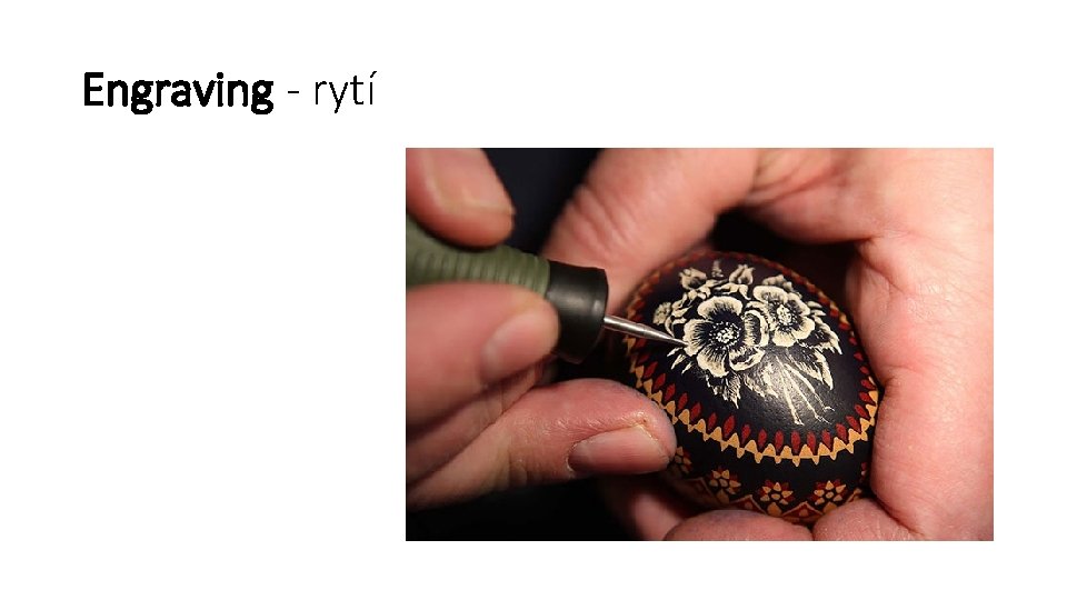 Engraving - rytí 