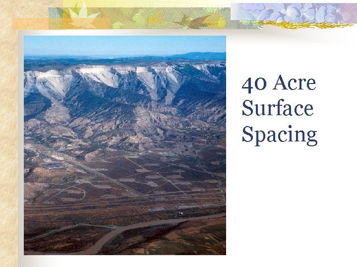 40 Acre Surface Spacing 