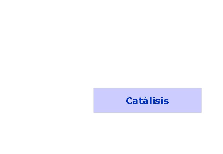 Catálisis 