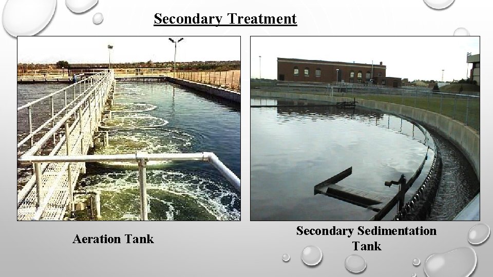 Secondary Treatment Aeration Tank Secondary Sedimentation Tank 
