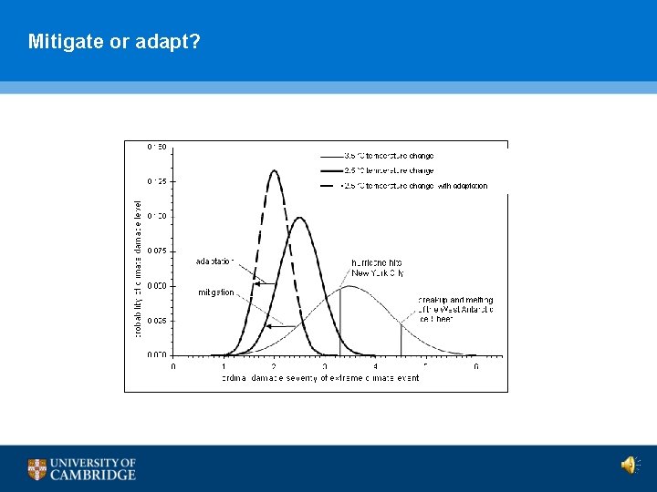 Mitigate or adapt? 