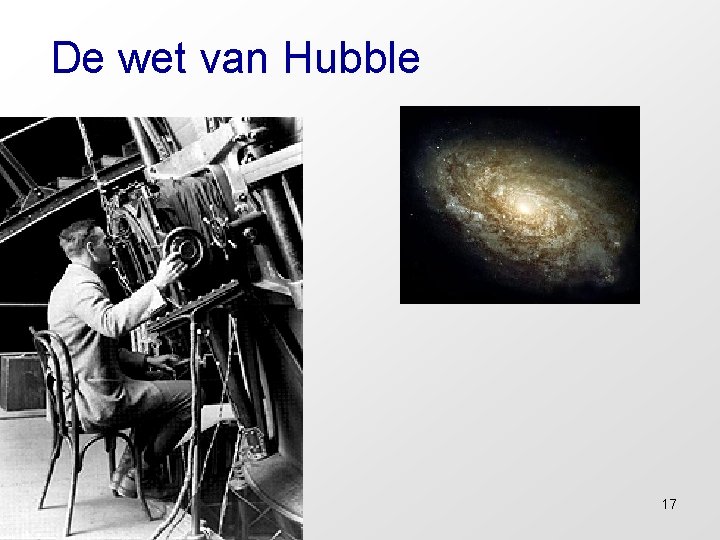 De wet van Hubble 17 