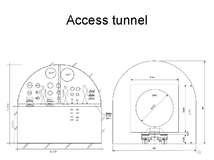 Access tunnel 32 