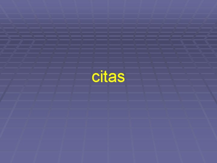 citas 