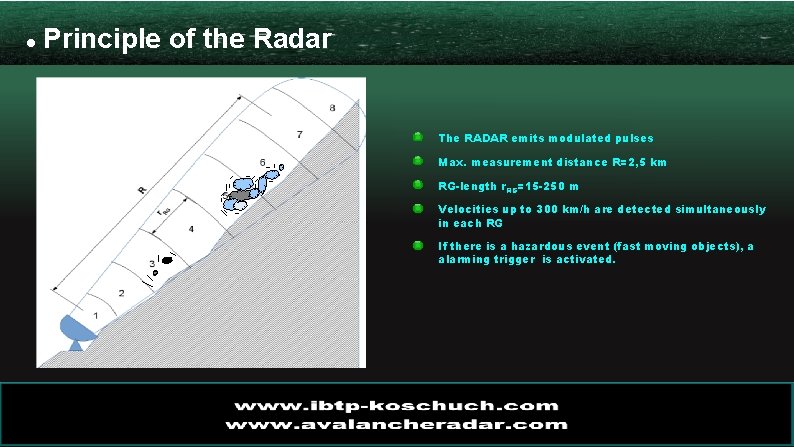 Avalanche Debris Flow and Mudslide RADAR DI Dr