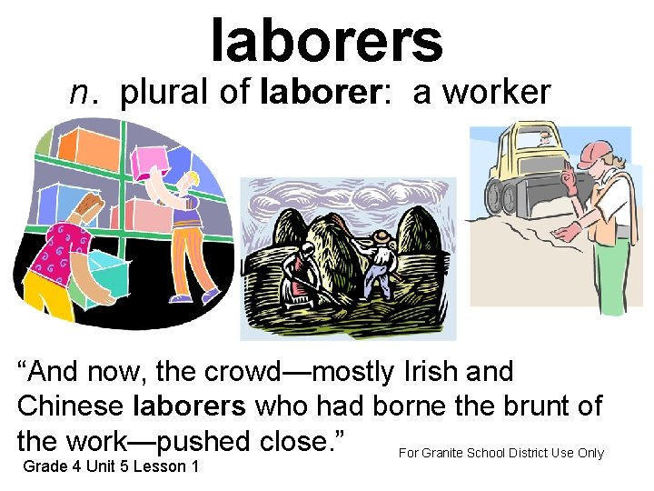 Imagine It Fourth Grade Vocabulary Unit 5 For