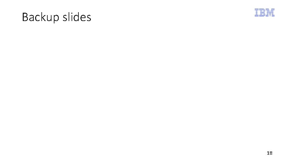 Backup slides 18 