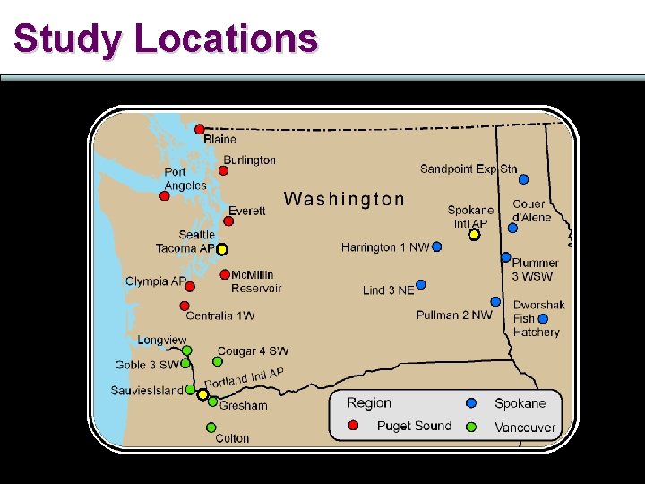 Study Locations 