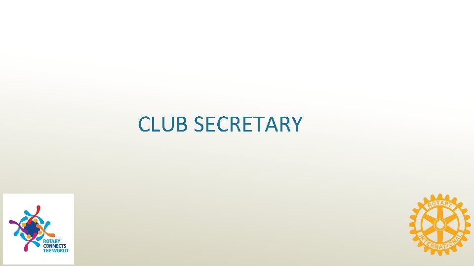 CLUB SECRETARY 