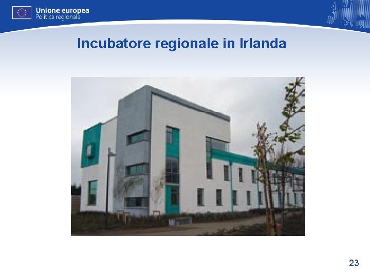 Incubatore regionale in Irlanda 23 