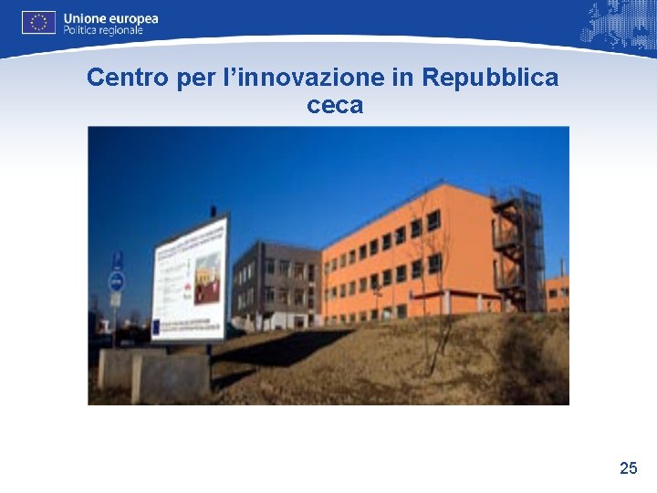 Centro per l’innovazione in Repubblica ceca 25 