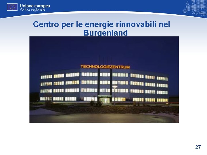 Centro per le energie rinnovabili nel Burgenland 27 