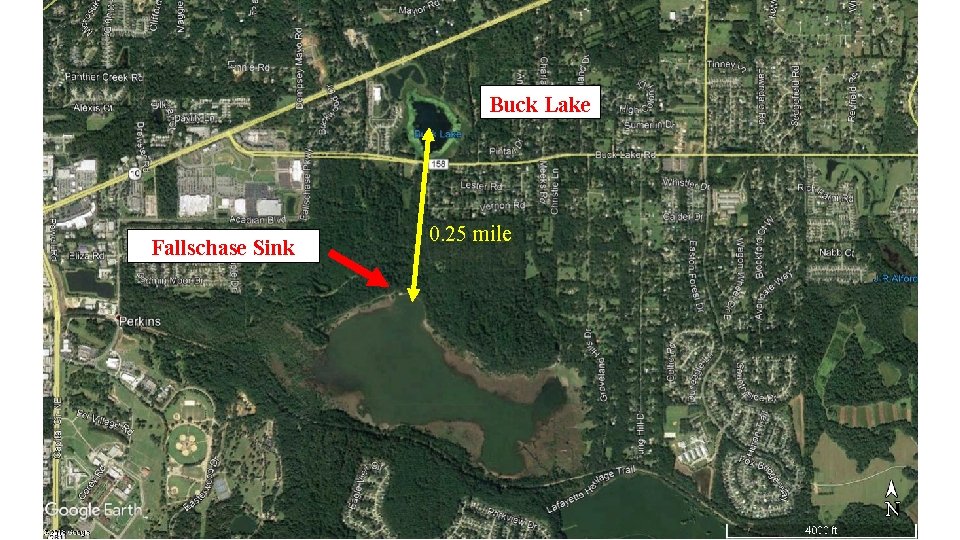 Buck Lake Fallschase Sink 0. 25 mile 