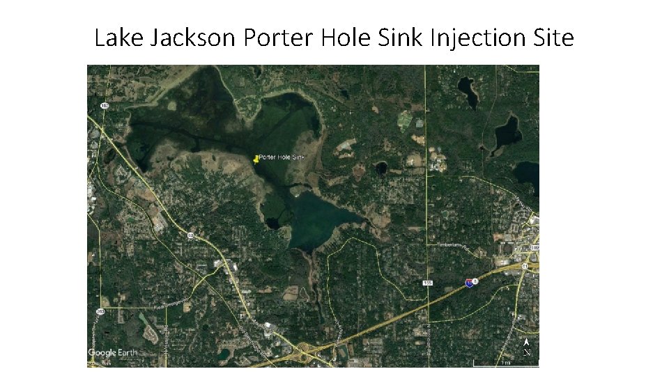 Lake Jackson Porter Hole Sink Injection Site 