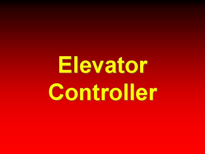 Elevator Controller 