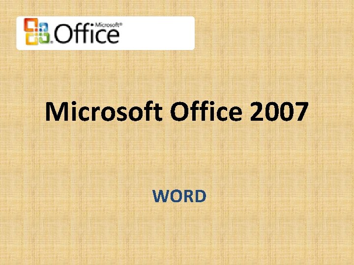 Microsoft Office 2007 WORD 