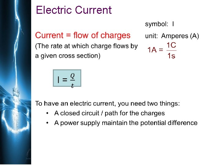 Electric Current 