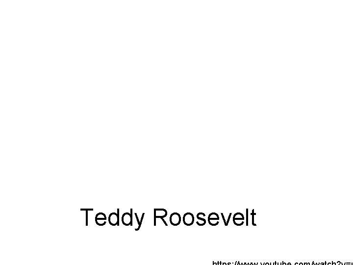 Teddy Roosevelt 